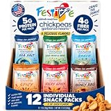 Festive Chickpea Hearts – Crunchy Garbanzo Beans – Husk-Free Roasted...
