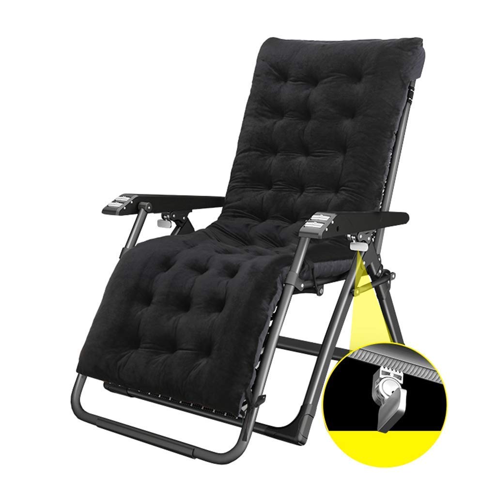 Chaise longue inclinable avec coussins pour éliminer les douleurs de dos au balcon