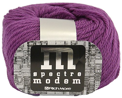 リッチモア スペクトルモデム 毛糸 極太 Col.20 パープル 系 40g 約80m 5玉セット 2098