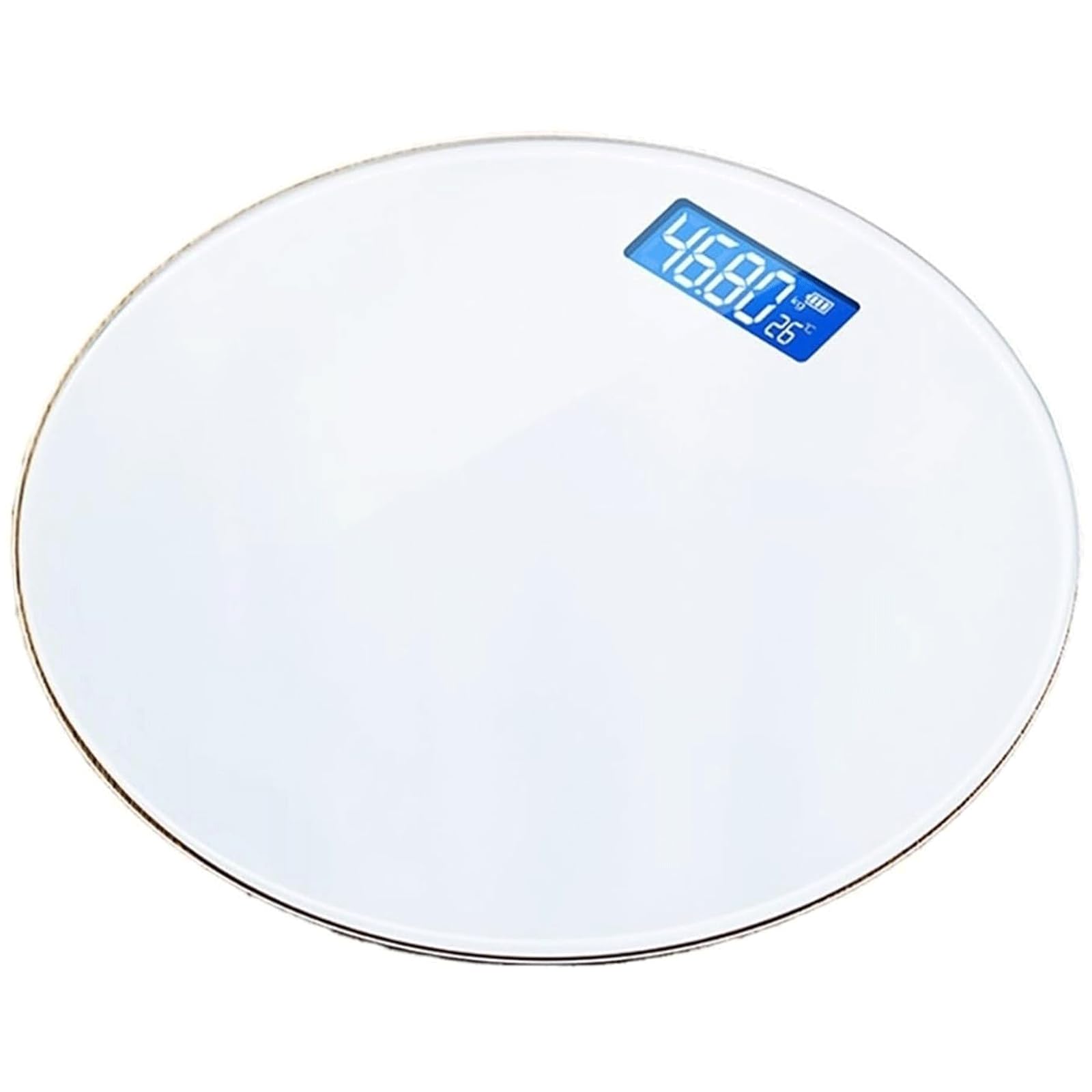 Balanza Báscula de baño de 28CM de diámetro, balanza Digital de alta precisión para personas, báscula corporal con Base antideslizante Alta precisión