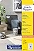 AVERY Zweckform 6241-10 Étiquettes ovales (360 étiquettes autocollantes 40 x 20 mm sur A4, étiquettes autocollantes pour produits adhésives) 10 feuilles blanches