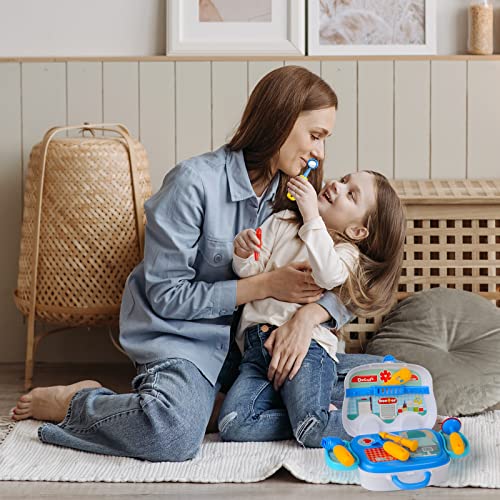 COVTOY Doctor Kit Toy for Kids, Pretend Medical Kits for Age 3-6 Boys, Role Play Toy for 3 4 5 Old Year Girls