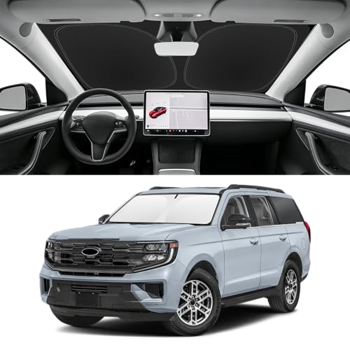 Image of Custom Fit Windshield Sun Shade for Ford Expedition 2018-2025