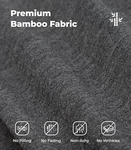 Image of NACHILA Women's Bamboo Viscose Pajama Sets Summer Cooling Short Sleeve Capri Soft Pjs Night Sweats Moisture Wicking Sleepwear