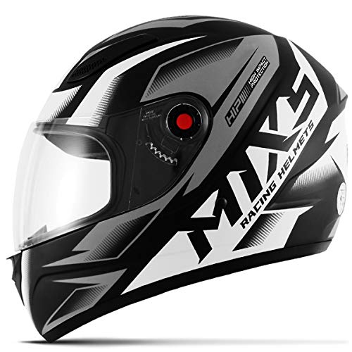 Capacete Moto Fechado Mixs Fokker Storm Fosco 62 Grafite