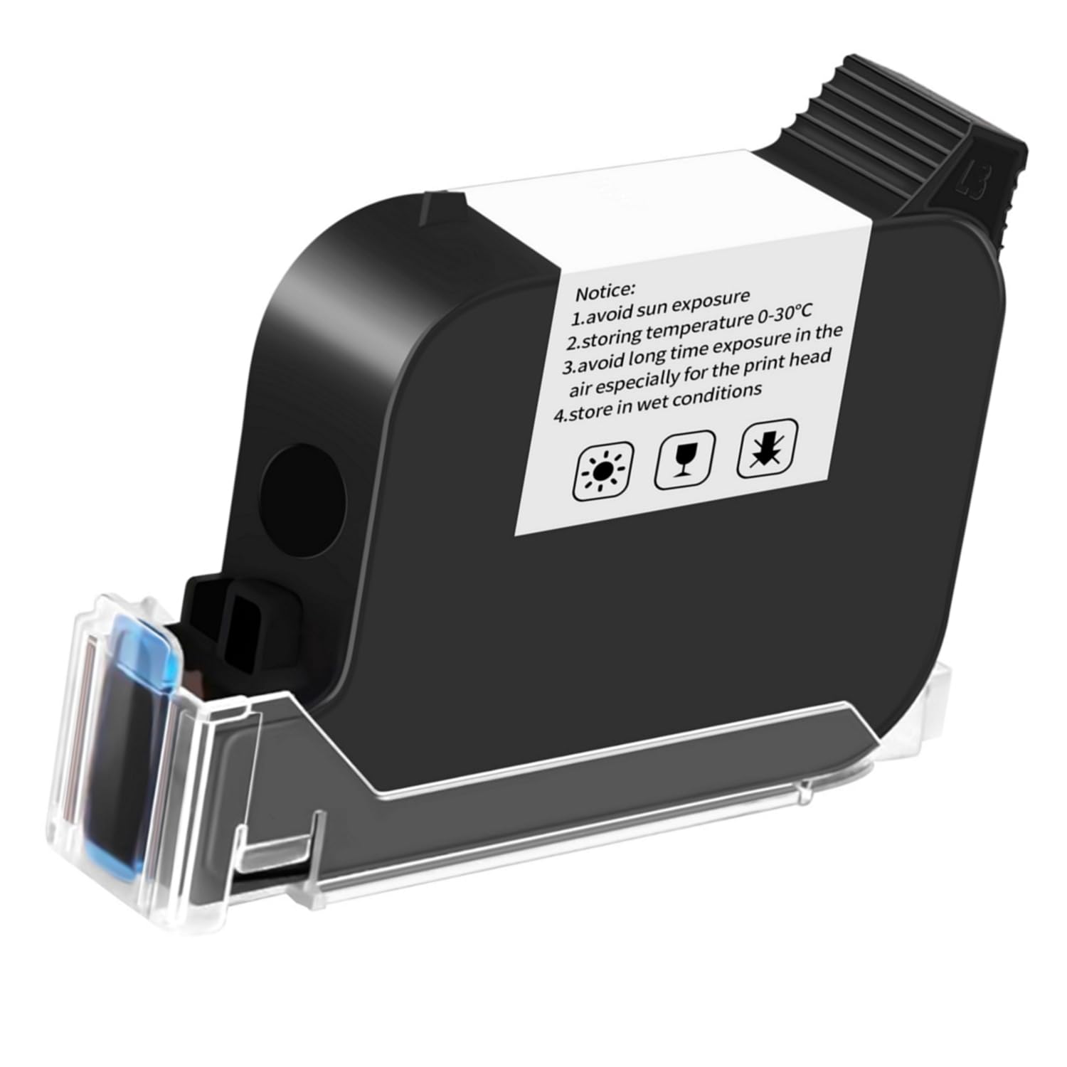Cartouche d'encre originale JS740 consommable noir pour machine jet d'encre
