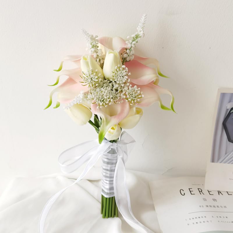 Xinhewong Tulips Calla Lily Artificial Flowers