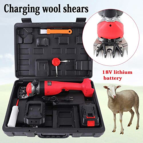 Tosquiadeira De Ovelha Recarregável Máquina De Corte Cabelo Tesoura De Ovelha Sem Fio 280w Tosquiade