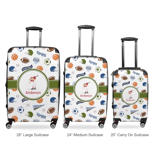 Personalized Sports Suitcase - 20" Carry On2