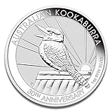  Silbermünze Kookaburra aus Australien - 999 Feinsilber - einzeln in Münzkapsel verpackt (1oz 2020)