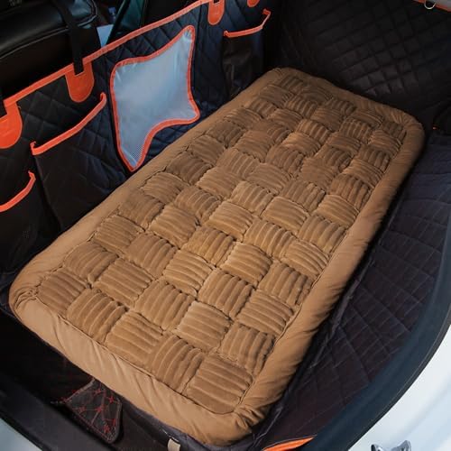 Soulbond Dog Bed for Car Back Seat Plush Backseat Pet Bed Mat, Da...