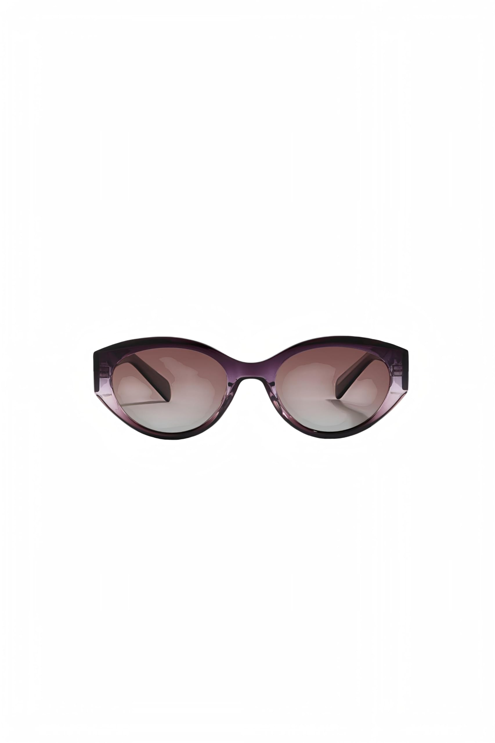 cain & co MASONRY Polarized Oval Sunglasses for Women | Purple TR+Acetate Frame | UV400 Protection | Lightweight Designer Fashion Eyewear | 55-21-145 mm-picture-26