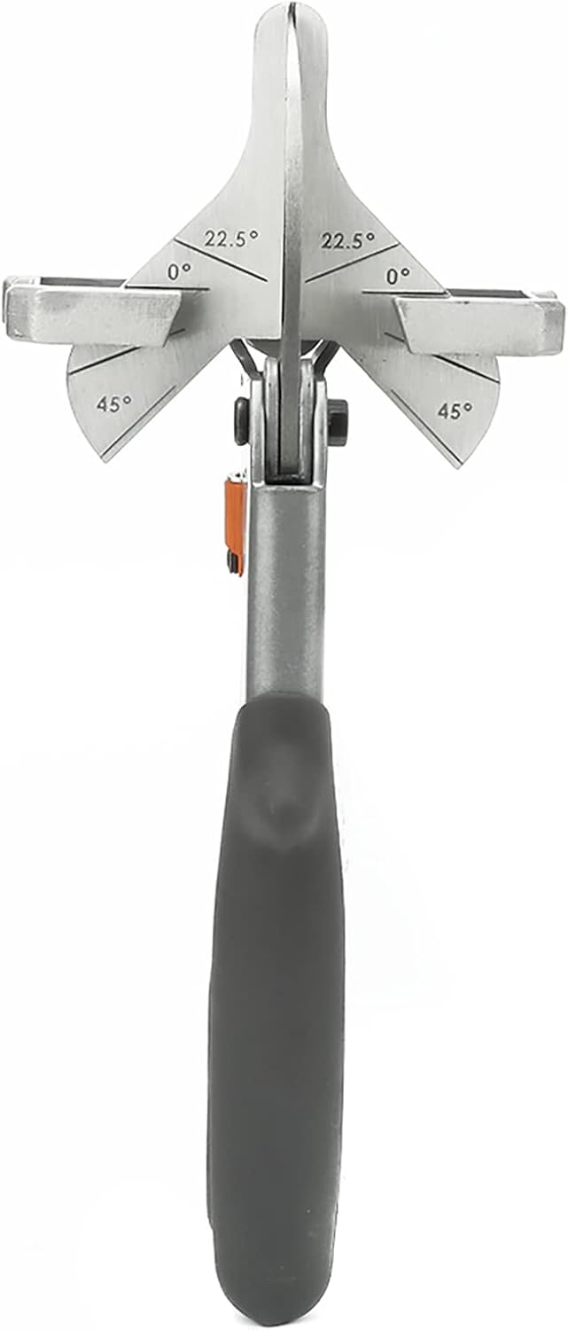 Adjustable Angle Trunking Scissors, Wire Trim Cutter Hand Tool with Fixed Lock for Cutting Woodworking, Rubber, Plastic Strips