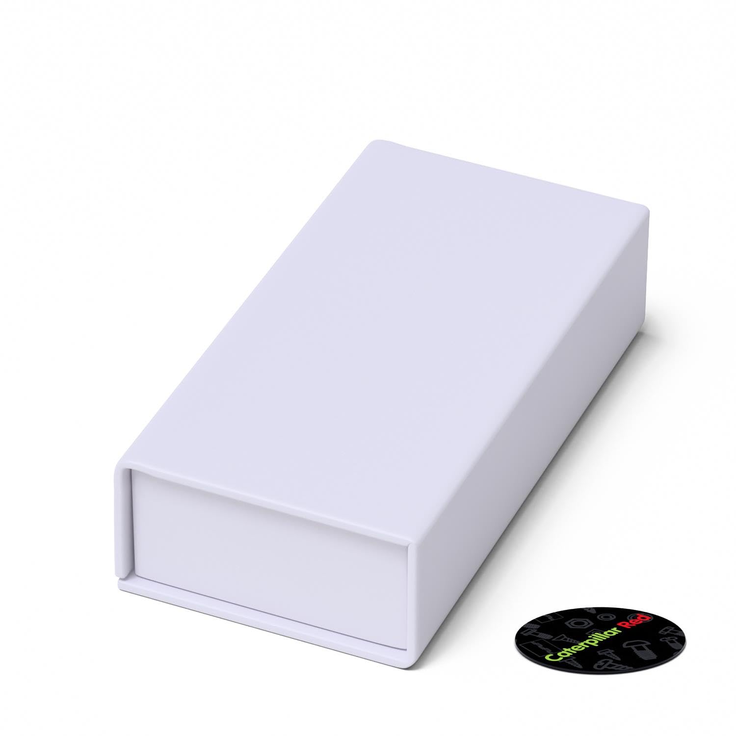 4x scatolette regalo magnetiche USB da presentazione, Bianco - per chiavette USB e drive rimovibili