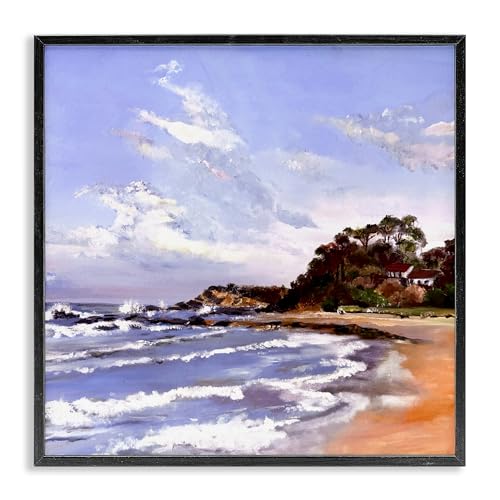 Malua Bay par Patricia Reynolds Stupell Industries giclée 17x17 cm pour décorer un petit mur