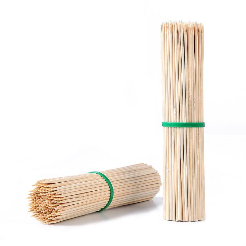 Inditradition Natural Bamboo Skewer Sticks for BBQ, Tandoor, Grill, Spiral Potato, Paneer Tikka, Chicken Tikka - Pack of 50 (16" Long x 4mm Thick) (B0CRZDQ5BB) Amazon Price History, Amazon Price Tracker