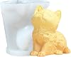 Animal Candle Molds - 3D Dog/Cat Silicone Candle Mould, Resin Casting Mould Soap Molds, Silicone Moulds for Making Candles, for Plaster Sculpture, Soap, Aesthetic Home Decor, Craft Gift
