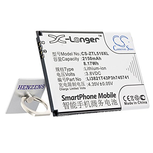 Cameron Sino – Batería, 2150 mAh Li-ion compatible con [ZTE] Blade L5 Plus, Blade L5 Plus Dual Sim, C370, Blade L5, sustituye a [ZTE] li3821t43p3h745741