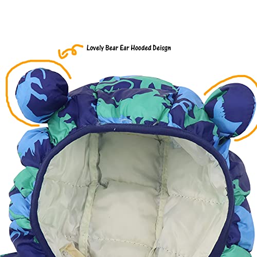 Kids Winter Outfit, Hooded Jacket Lichtgewicht Jas Warm Waterdicht Outwear - Image 3