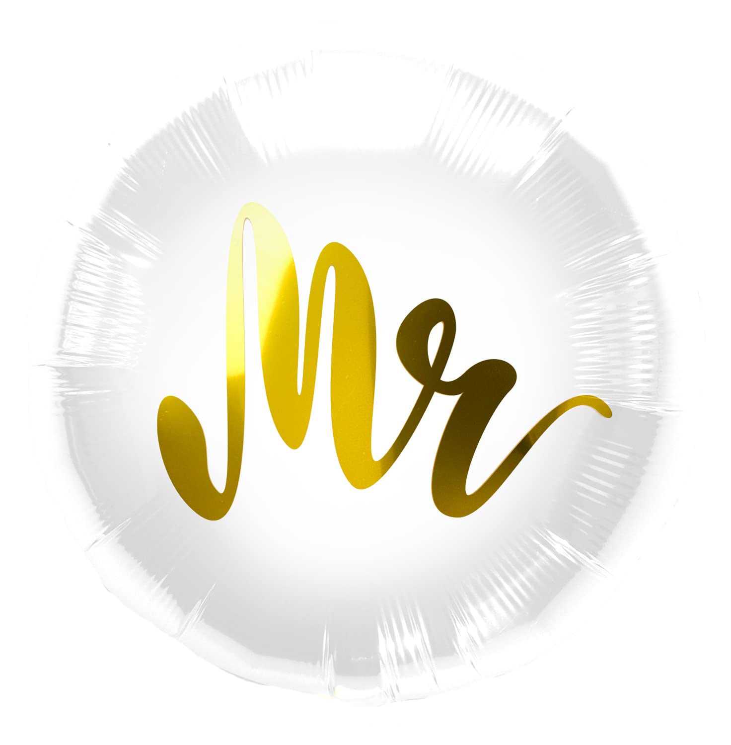 Folat 62998 Foil Balloon 'Mr' Wedding, White