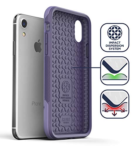 Encased Heavy Duty Case For Iphone Xr Purple (2018 Rebel Armor) Military Grade Protective Cover (Full Body Protection) #TOP1
