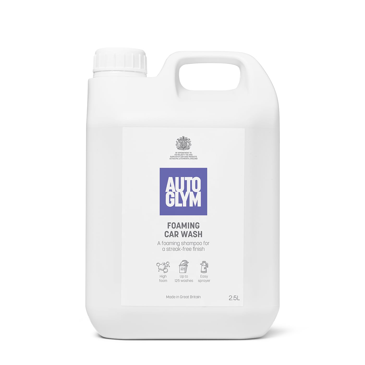 Autoglym Foaming Car Wash, Concentrated Automotive Shampoo 2.5L