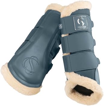 Eskadron Mesh Fauxfur Tendon Boots Steel Blue Classic Sports 25 F/S