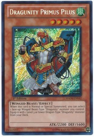 Yu-Gi-Oh! - Dragunity Primus Pilus (HA04-EN012) - Arsenal oculto 4 Trishulas Triumph - 1 Edición - Secret Rare