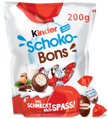 Kinder Schoko-Bons Cremige kinder Schoko-Bons mit Milchcreme und zarter Vollmilchschokolade 200 g
