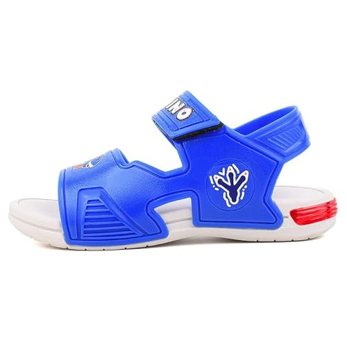 Sandalia Infantil De Led Meninos Dinossauro Papete Verão LIGHT Cor:Azul;Tamanho:28-29;Gênero:Meninos