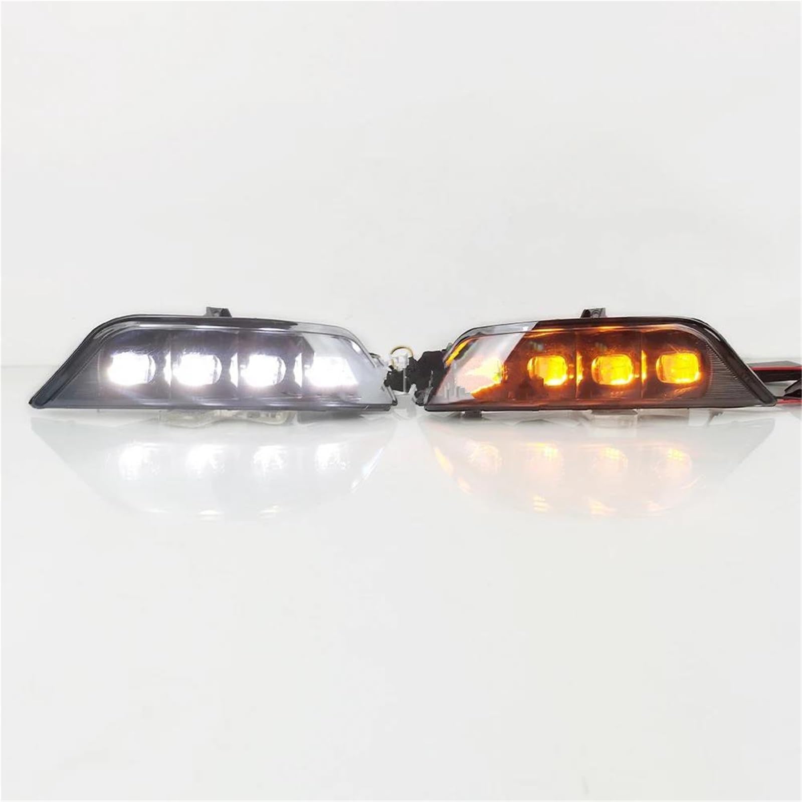 Luz Circulación Diurna Impermeable 12V Indicadora Señal Giro Parachoques Para Ford Para Mustang 2015 2016 2017