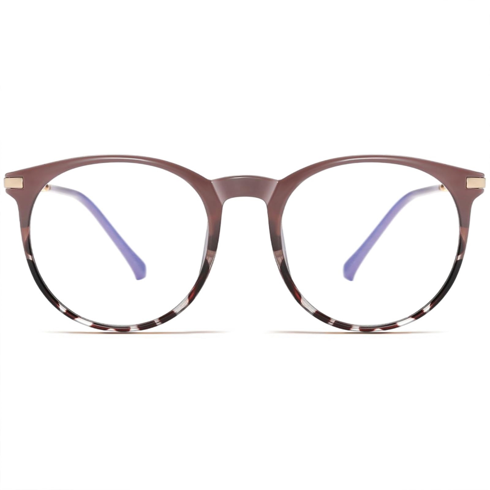 Rotondo Unisex Occhiali da lettura Supporti di Lettura Ultrasottili con Cerniera Occhiali Presbiopia con Anti Luce Blu Cerniera a Molla per Donna Uomo