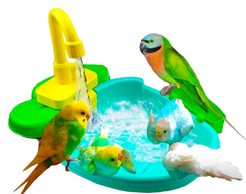 Amazon.co.jp: Felizchi 鳥 水遊び 水浴び容器 バスタブ インコ 小鳥用