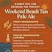 Label Peelers Weekend Beach Tan Pale Ale Beer Kit