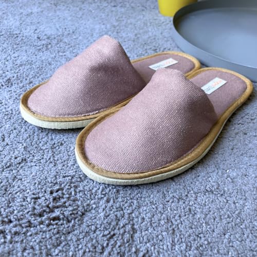 Image of Travelkhushi Soft Comfy Home Slippers For Women & Men For Winter Capet flip flops for Bedroom Indoor Carpet house slides Anti skid Slippers for Winter & Summer