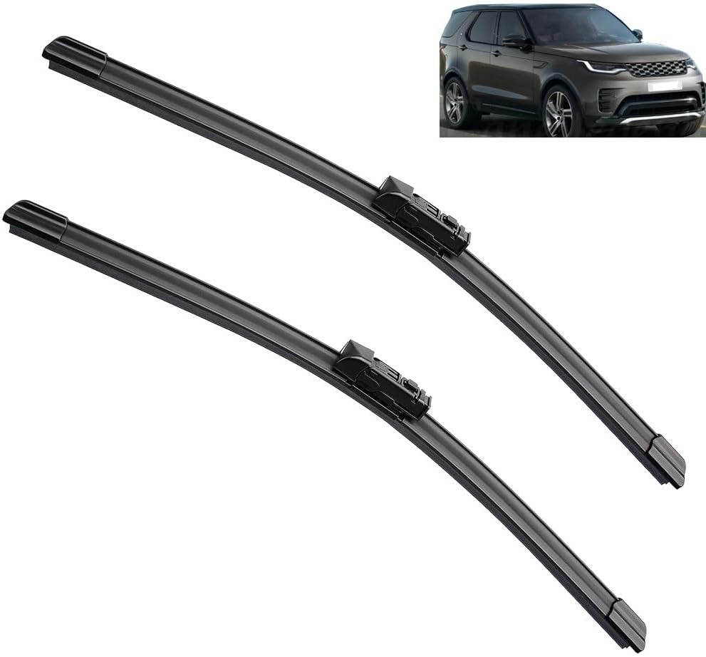 OEM Quality Car Car Wiper Blade For land Rover Discovery 5 L462 24"+20" 2018-2021 Front Window Washer Windscreen Windshield Wipers Blades Accessories Perfect fit for windshields (Color : Type A 2420