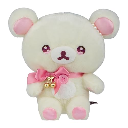 San-X Original Rilakkuma with a Shining Jewel Cherry Plush - 6" Korilakkuma - Korilakkuma