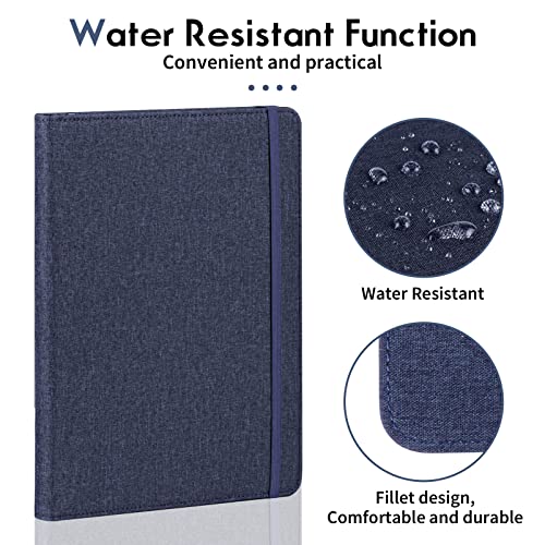 folio planner cover for rocketbook smart notebook waterproof portfolio organizer fits a4letter size 85x11 inch professional academic amp office use blue