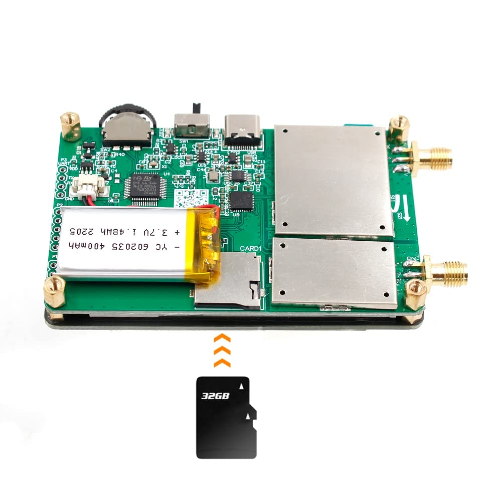 melairo Analyseur D'Antenne RéSeau Vectoriel -H AméLioré 10KHz-1.5GHz MF HF VHF UHF pour Lecteur de Carte SD Testeur NuméRique