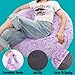 Fluffy Stuffed Animal Storage Bean Bag Chair Cover (No Filler), Faux Fur Comfy Bean Bag Cover for Organizing Plush Toys or Textile, for Adults Teens Kids Girls, Lavender