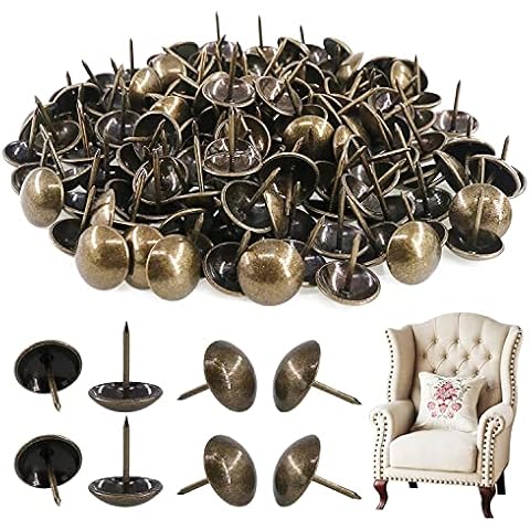 Rustark 200-Pcs Upholstery Decorative Tacks Cover