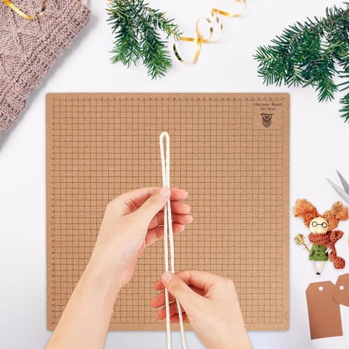 Tablero de proyecto de macramé acolchado para tejer manualidades 6