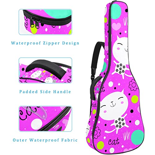 Housse pour guitare acoustique – Motif nuages et arc-en-ciel – Épaisseur : 1 cm – Étanche – 101,6 cm – 106,1 cm… - Les Beatles, Paul McCartney, John Lennon, RIngo Starr, George Harrison Housse pour guitare acoustique - Motif nuages et arc-en-ciel - Épaisseur : 1 cm - Étanche - 101,6 cm - 106,1 cm… – Image 5