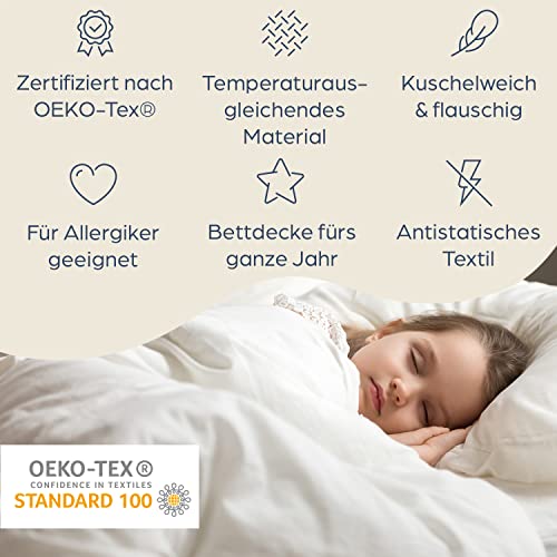 Sleepwise Bettdecke 155x200 Warme Winter Bettdecke, ÖKO-TEX Zertifiziert, Allergiker, Atmungsaktive Schlafdecke, Weiche Kuschelige Fluffige Steppdecke, Duvet, Dicke Bettdecke - Image 3