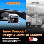 DDPAI 4K Dual Dash Cam Front and Rear, Built-in 32G eMMC Dash Camera for Cars, 64GB Card Included Dashcam,GPS, Night Vision, 5G WiFi, 7-Days Parking Mode, 3" IPS, ADAS, WDR, Support 512GB, Z60