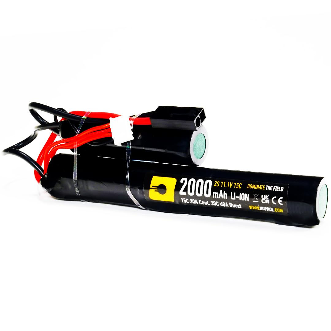 NUPROL Power - 11.1v Li-Ion 2000mAh 3S Mini Tamiya [Rate 15C @ 30A] [Burst 30C @ 60A] - Nunchuck