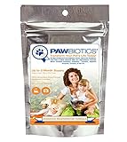Stop ITCHING,Scratching and Gnawing Pawbiotics Pet Probiotics and Enzymes with Prebiotics, Turmeric, Pumpkin and Fish Oil a Natural Supplement for Dogs and Cats (4 oz.)