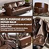 Leather Recoloring Balm and Scratch Repair Kit, Medium Brown Leather Restorer for Couches, Furniture, Car Seats, Leather Paint & Stain for Sofa, Chairs, Bags, and More #4