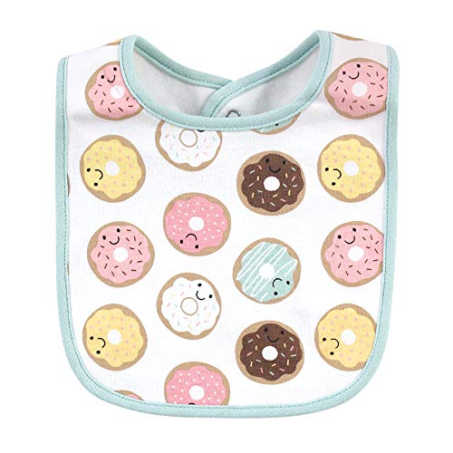 Image of Hudson Baby Unisex Baby Cotton Bibs, Sweetest Cupcake, One Size