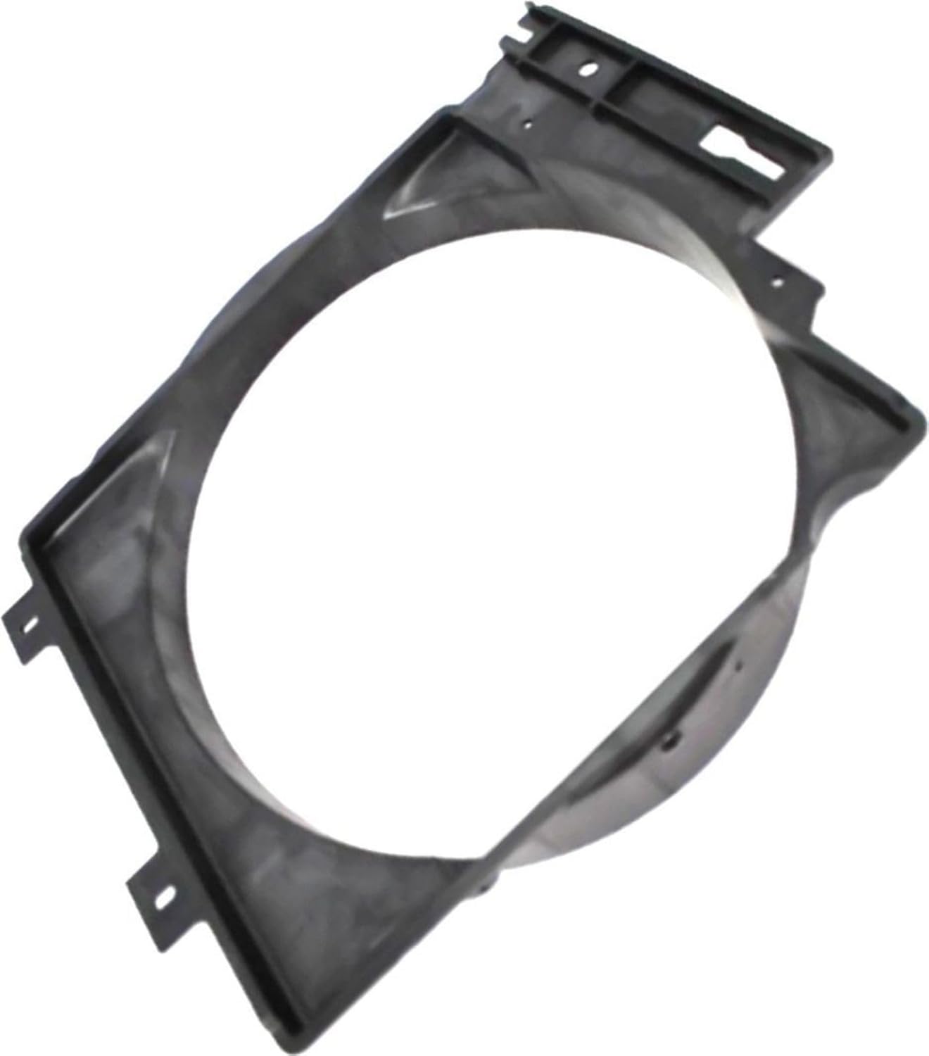 APDTY 173024 Automotive Cooling Fan Shroud; Left Hand Drive Models Only; Compatible With 4.0L L6 GAS OHV Jeep Models, 1997-2006 TJ, 1997-2006 Wrangler; Replaces 52027925AC